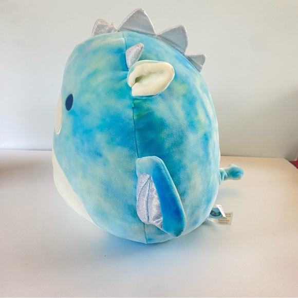 Squishmallows 12” Keith the Blue Tie Dyed Dragon 2021 - Picture 2 of 13